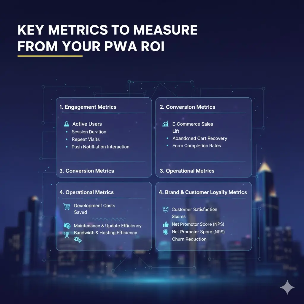 Key Metrics to Measure PWA ROI