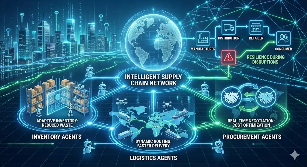 Supply Chains as Intelligent Agent Networks
