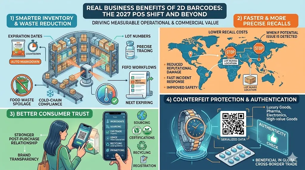 2D Barcode Revolution: Preparing for the POS Shift 2027
