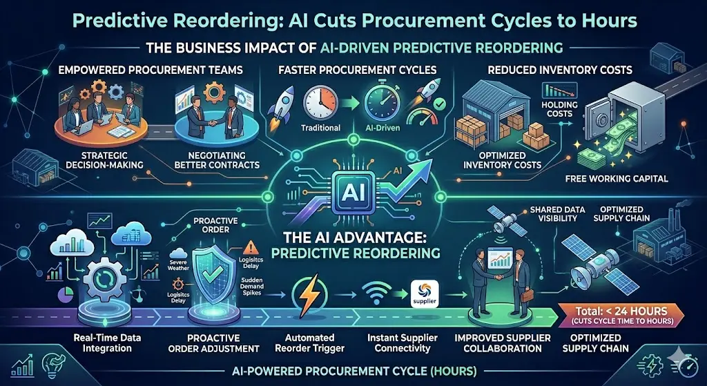 Predictive Reordering: AI Cuts Procurement Cycles to Hours