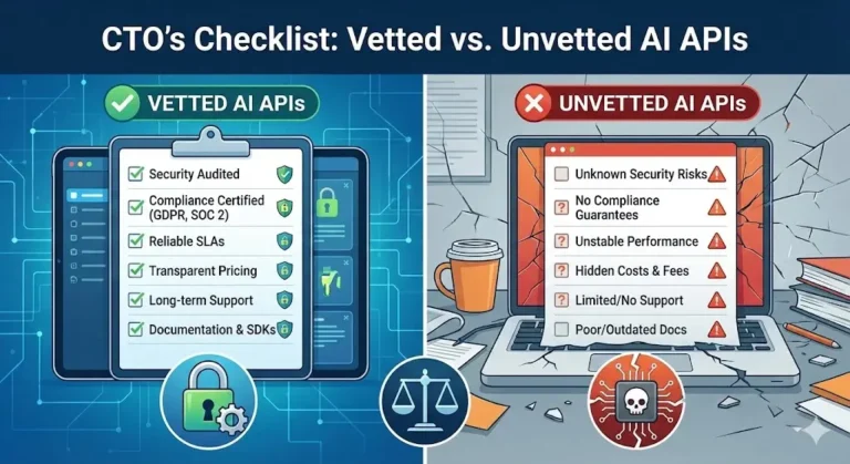CTO’s Checklist: Vetted vs. Unvetted AI APIs